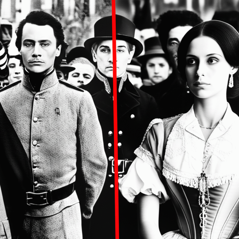 Verdade vs. Desinformação Imagem comparando a verdade histórica com uma versão distorcida.