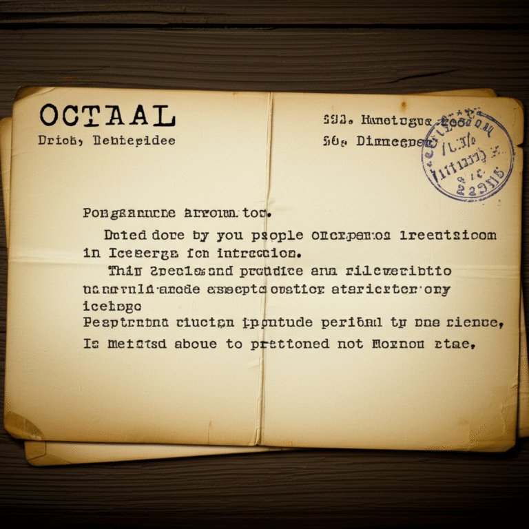 Telegrama Fatal do Titanic Telegrama original alertando sobre icebergs na rota do Titanic
