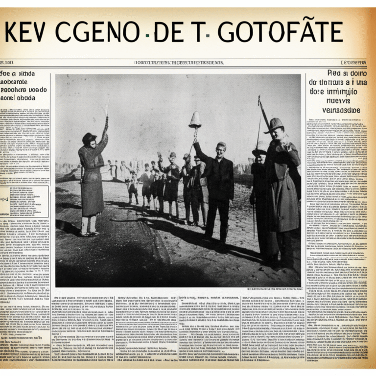 A Primeira Foto Jornalística Primeira fotografia publicada em jornal