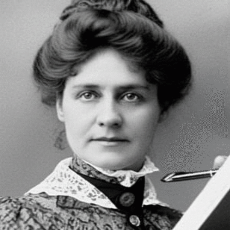 Nellie Bly: Jornalista Investigativa Retrato de Nellie Bly, jornalista pioneira.