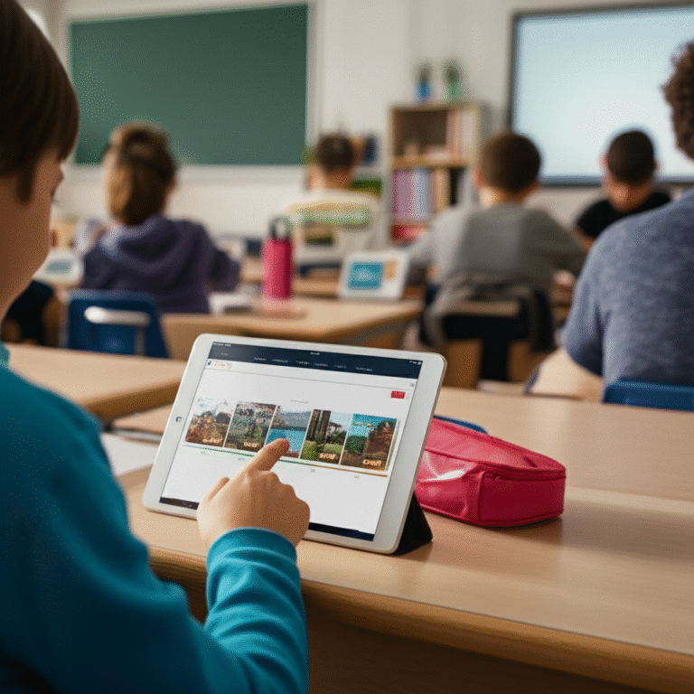 Aprendizado Interativo Estudantes usando linha do tempo interativa em sala de aula